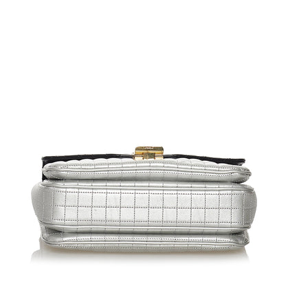 Celine C Crossbody Bag Medium Bicolor Quilted Leather