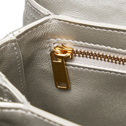 Celine C Crossbody Bag Medium Bicolor Quilted Leather