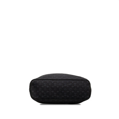 Black Louis Vuitton Monogram Mini Lin Lucille GM Tote Bag
