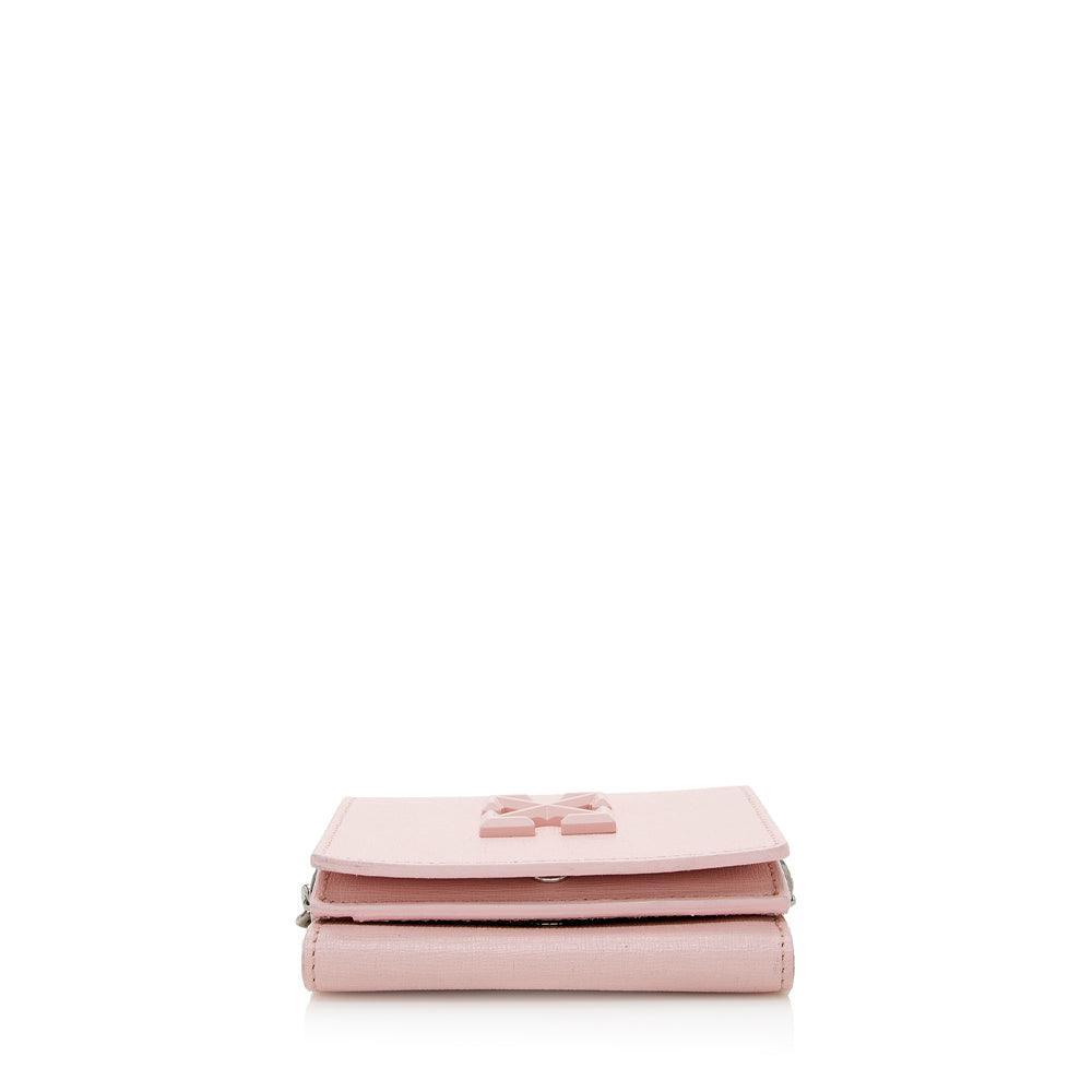 Off-White Leather Arrows-Plaque Crossbody Bag