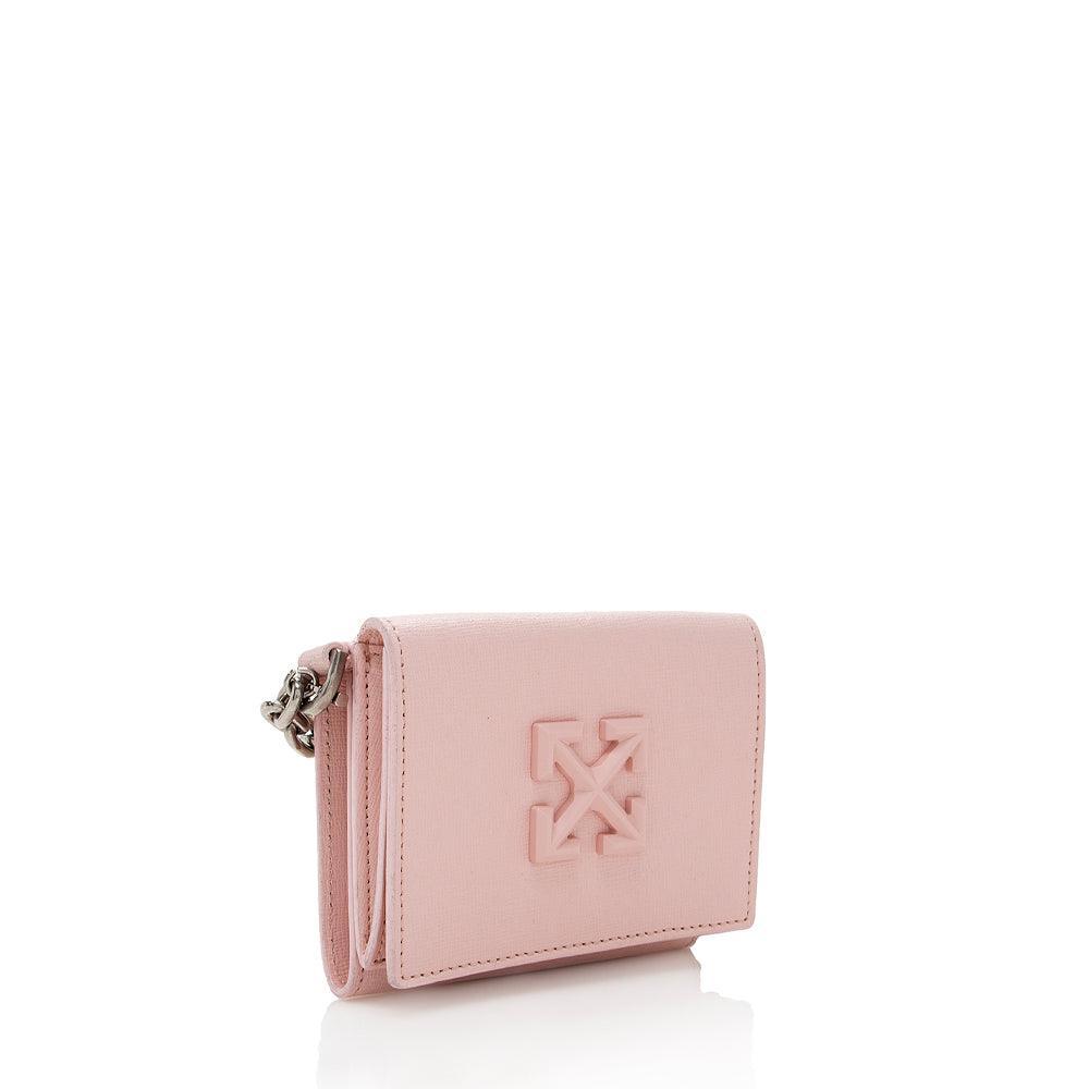Off-White Leather Arrows-Plaque Crossbody Bag