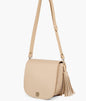 Off-white foldover saddle bag