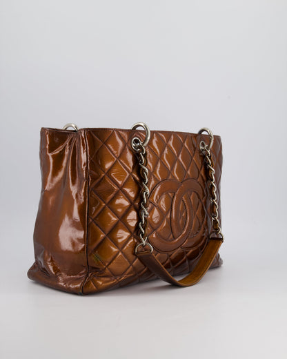 Chanel Leather Silver Luxury Tote Style