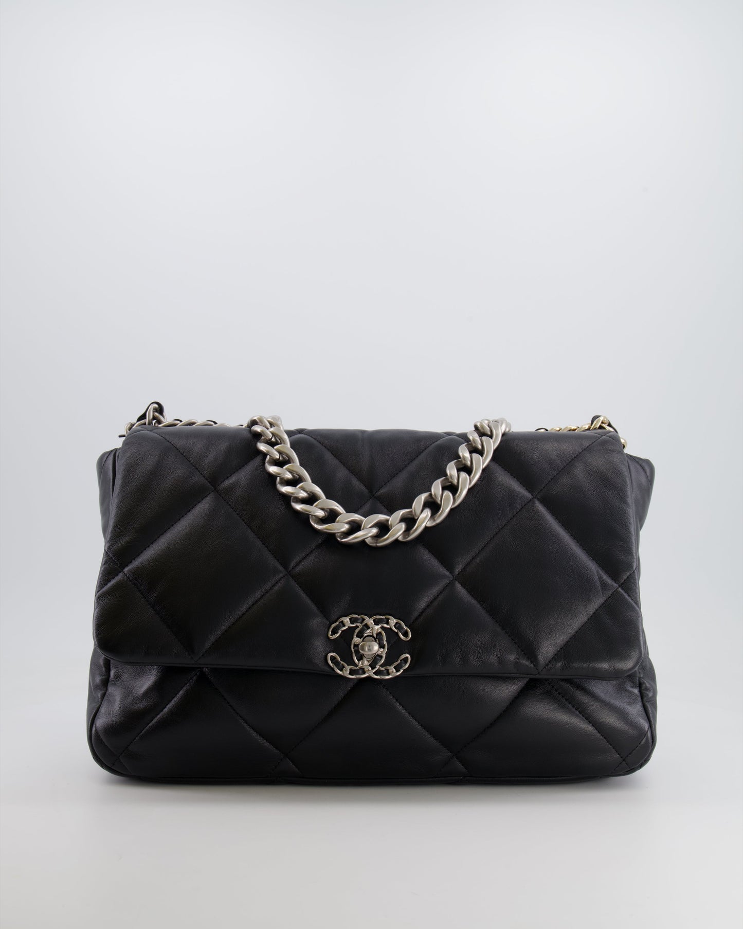 Chanel Quilted Leather Black Handbag