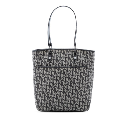 Black Dior Diorissimo Trotter Canvas Tote