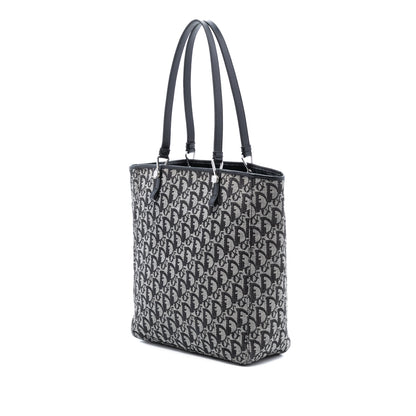 Black Dior Diorissimo Trotter Canvas Tote