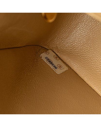 Quilted Lambskin Leather Chain Crossbody Bag with Twist Lock
