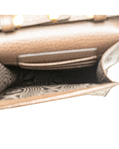 Crossbody Coated Canvas Phone Case with Leather Trim and Magnetic Closure