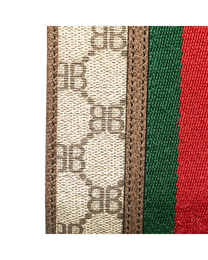 Crossbody Coated Canvas Phone Case with Leather Trim and Magnetic Closure
