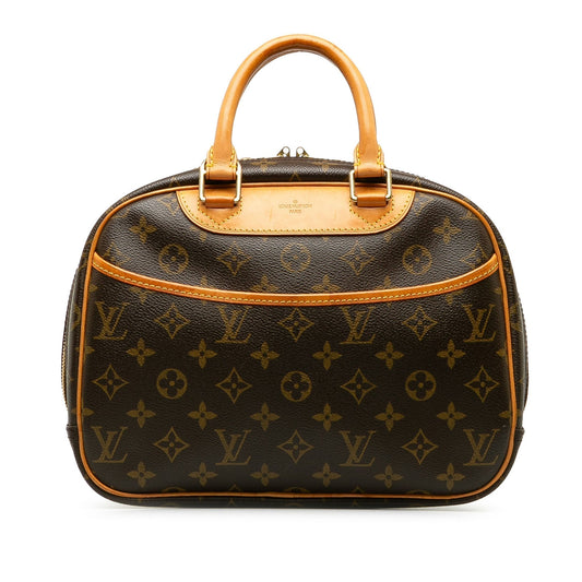 Brown Louis Vuitton Monogram Trouville HandBag