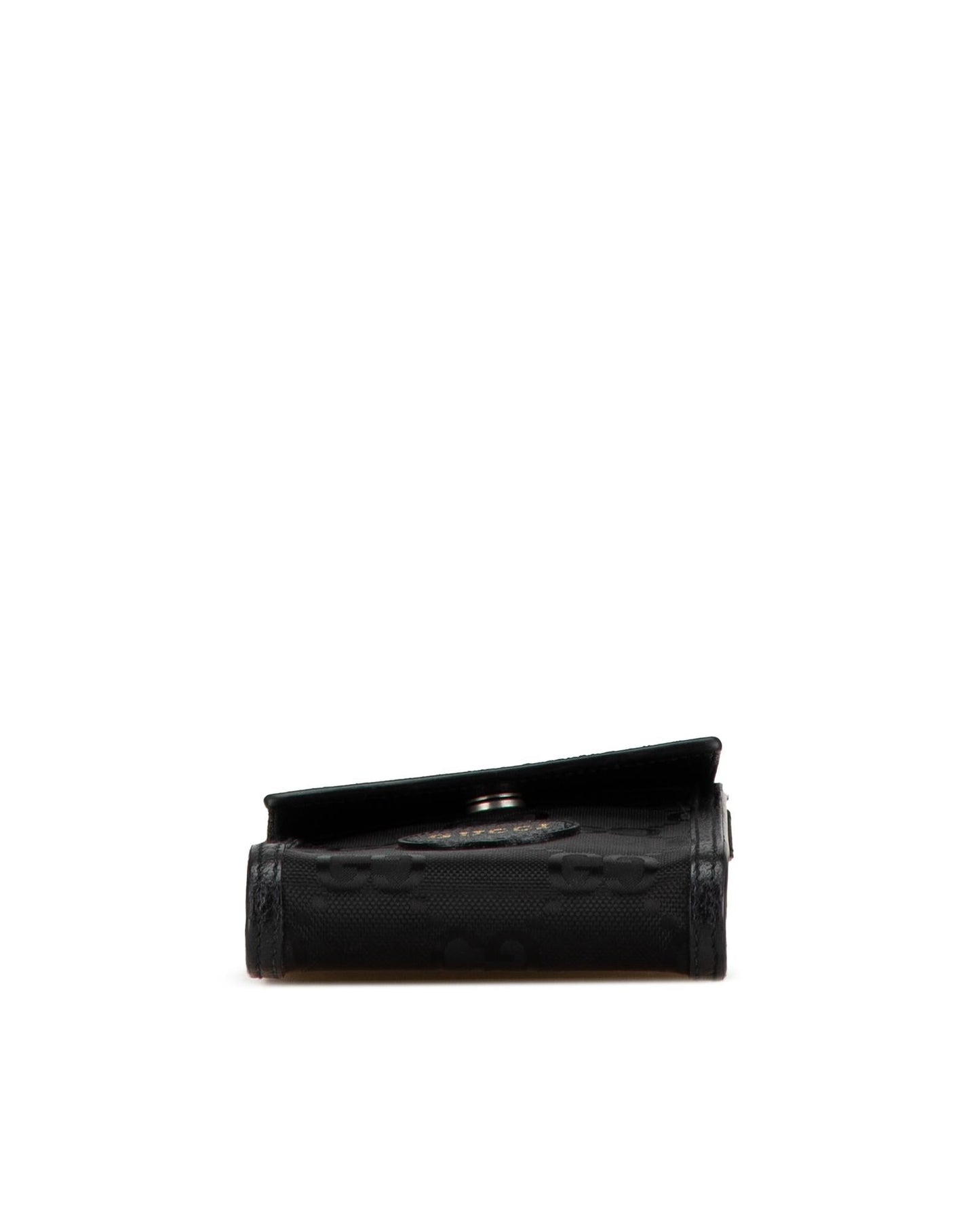 Mini Nylon Crossbody Bag with Leather Trim and Magnetic Flap Closure