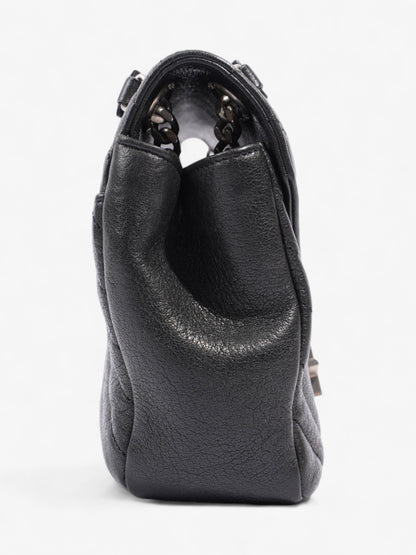 Saint Laurent College Black Lambskin Leather Medium