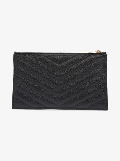 Saint Laurent Cassandre Leather Black Shoulder Bag Leather