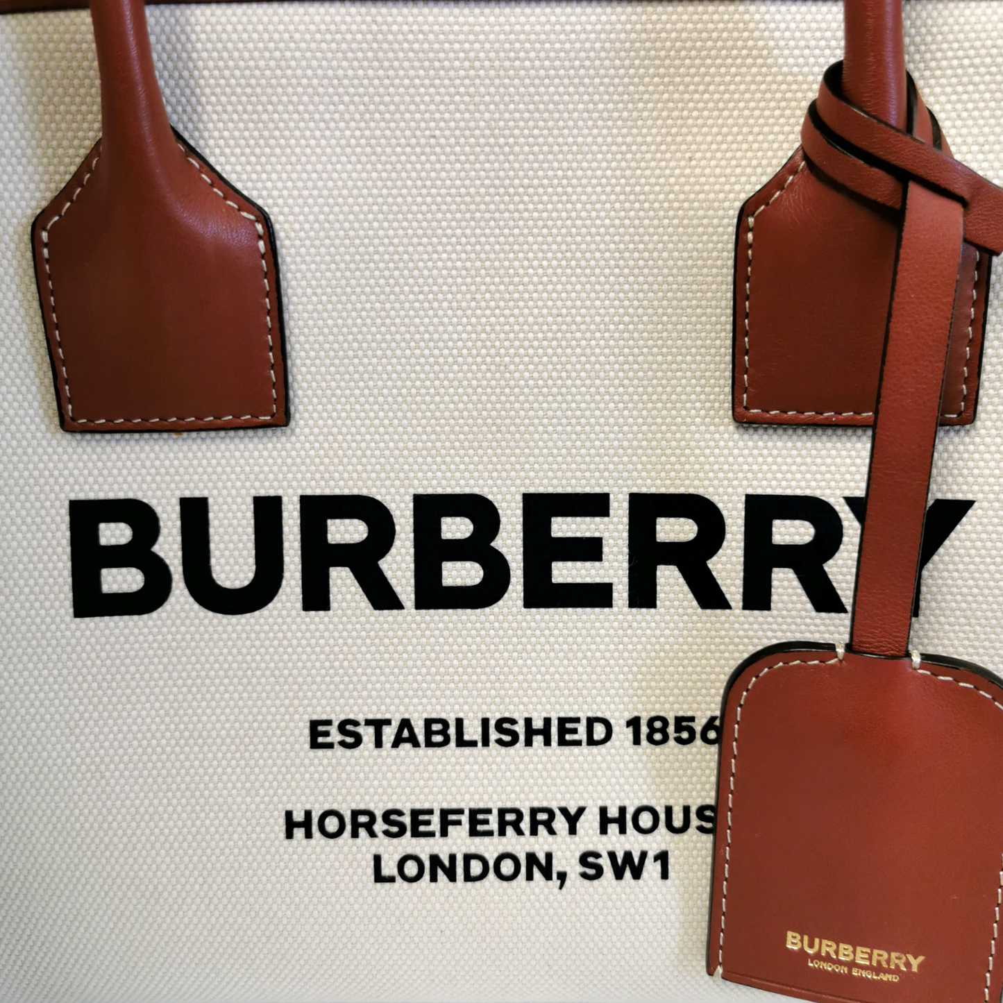 Burberry Crossbody Bag Green Canvas