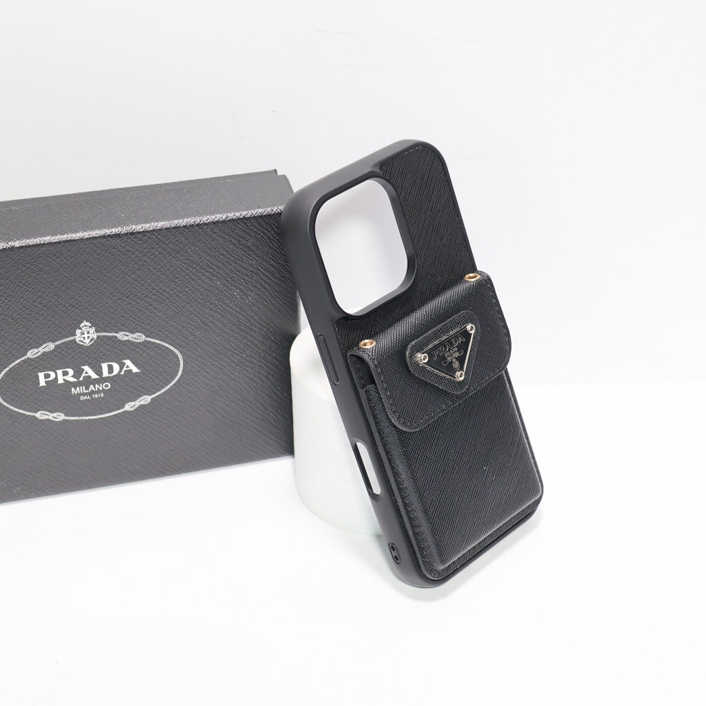 Prada Card Holder Phone Case for iphone 1216 pro Max Plus