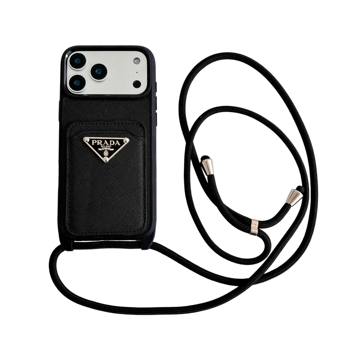 Prada Crossbody Phone Case Iphone 12-17 / Pro / Pro Max / Plus / Air / 18 Pro / 18 Pro Max