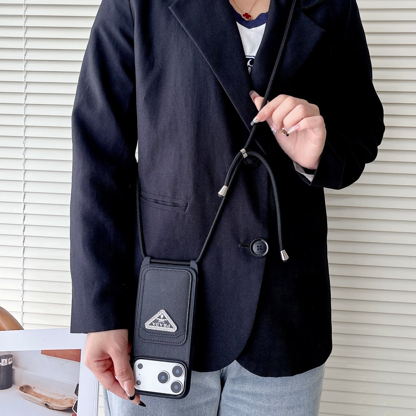 Prada Crossbody Phone Case iPhone
