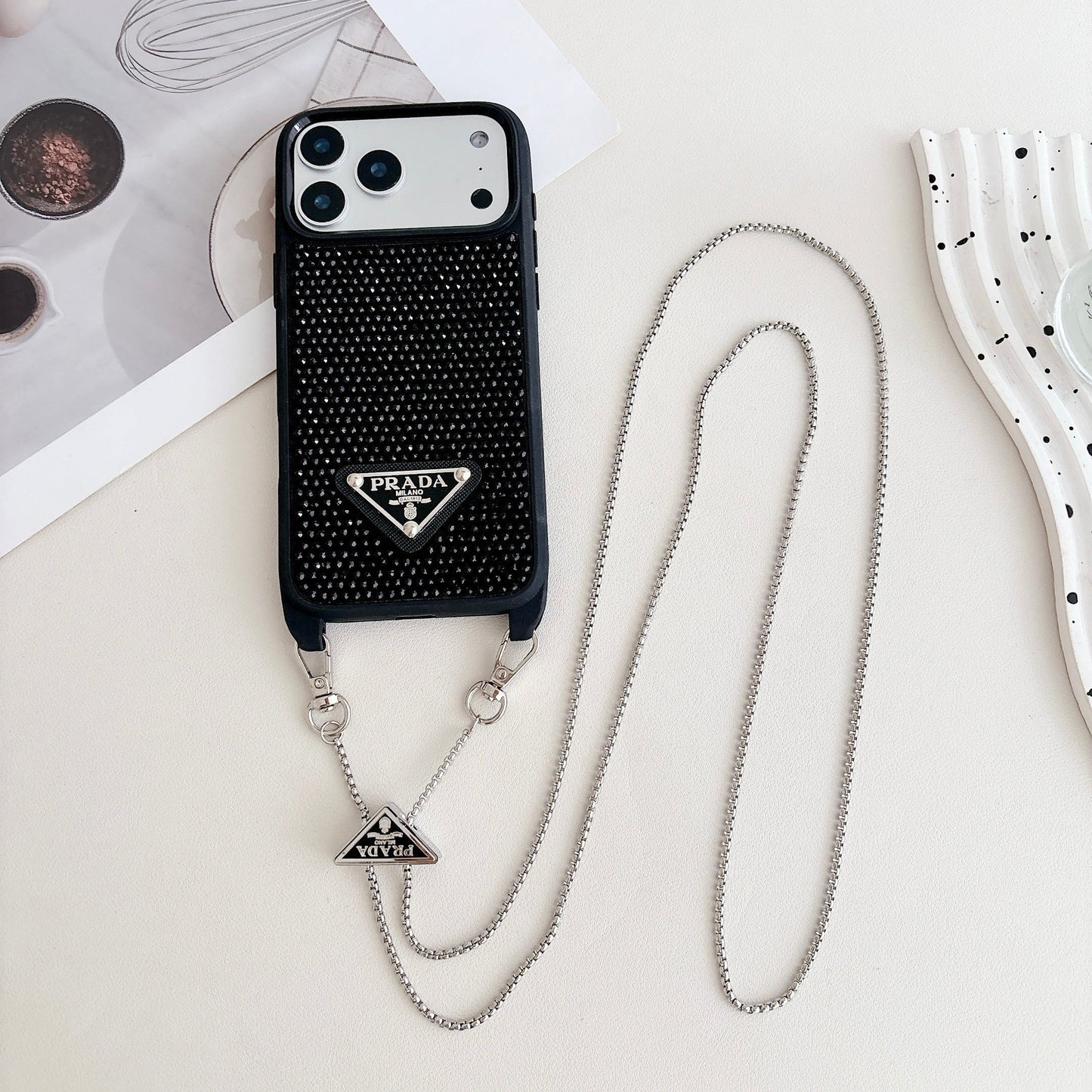 Prada Phone Case on Chain