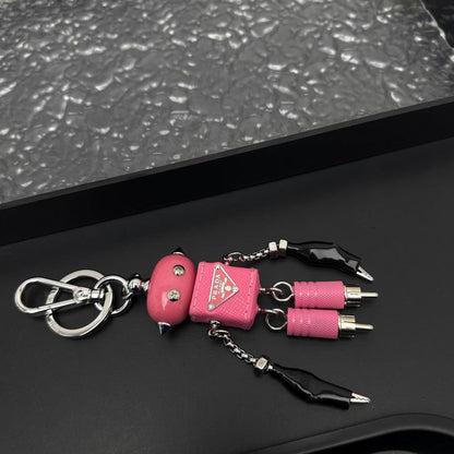 Prada Robot Keychain Keyring Bag Charm