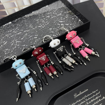 Prada Robot Keychain Keyring Bag Charm