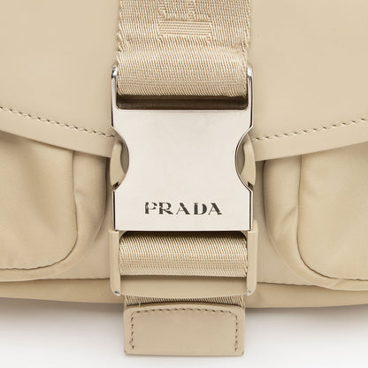 Prada Re-Nylon Patent Leather Double Pocket Crossbody (SHF-Na1ANI)