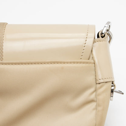 Prada Re-Nylon Patent Leather Double Pocket Crossbody (SHF-Na1ANI)
