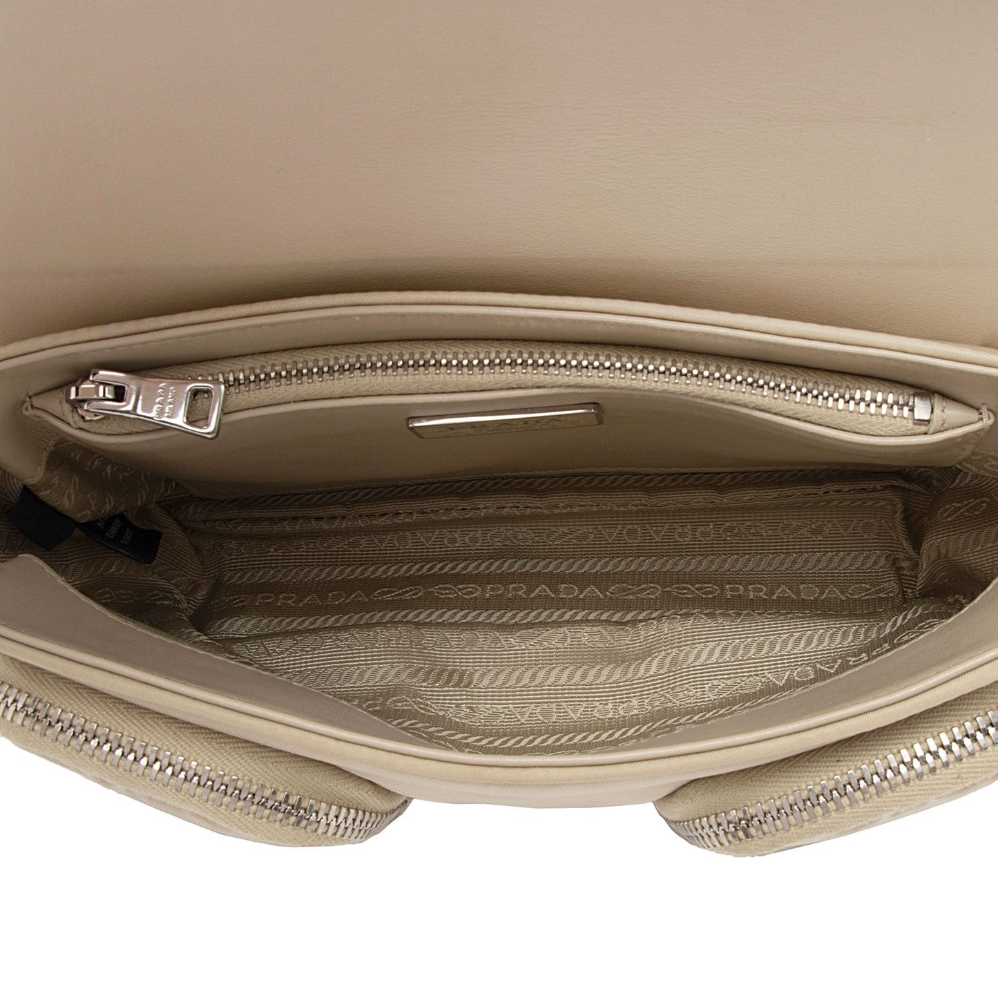 Prada Re-Nylon Patent Leather Double Pocket Crossbody (SHF-Na1ANI)