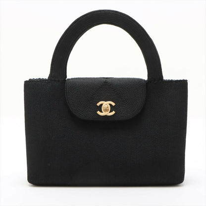 Chanel Black Caviar Rope-Embellished Tote Bag