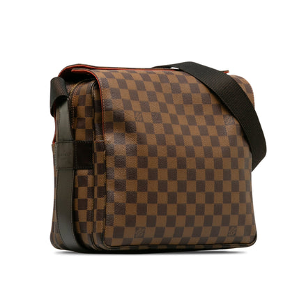 Brown Louis Vuitton Damier Ebene Naviglio Crossbody Bag