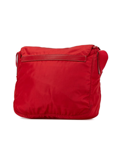Crossbody Nylon Zip Buckle Messenger Bag with Adjustable Strap