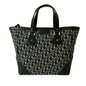 Black Dior Diorissimo Trotter Canvas Zip Tote