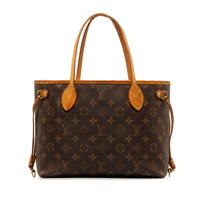 Brown Louis Vuitton Monogram Neverfull PM Tote Bag