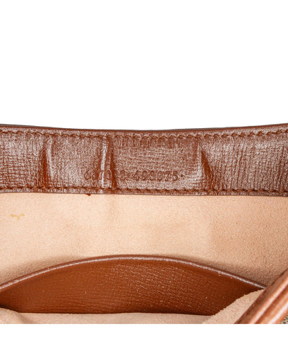 Mini GG Supreme Jackie 1961 Crossbody Bag with Leather Trim and Piston Lock