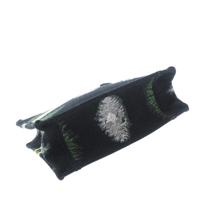 Green Dior Tie Dye Vertical Book Tote