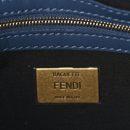 Fendi Nappa FF 1974 Embossed Baguette Mirto