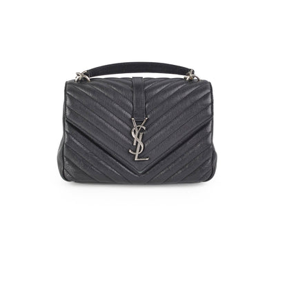Saint Laurent College Black Shoulder Bag