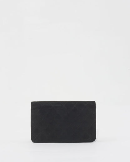 Chanel Black Suede Wallet on Chain GHW