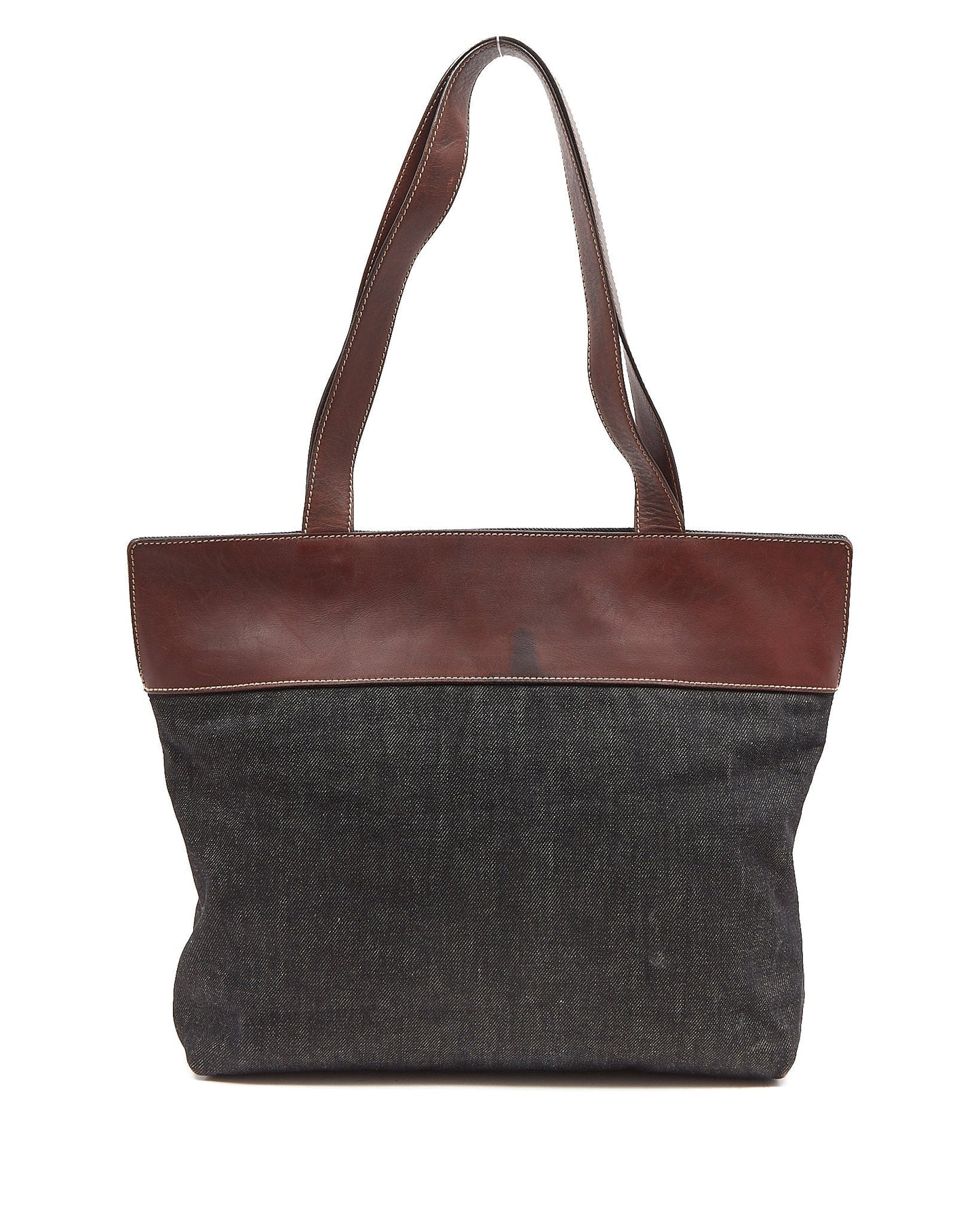 Chanel Brown Leather and CC Tote Bag