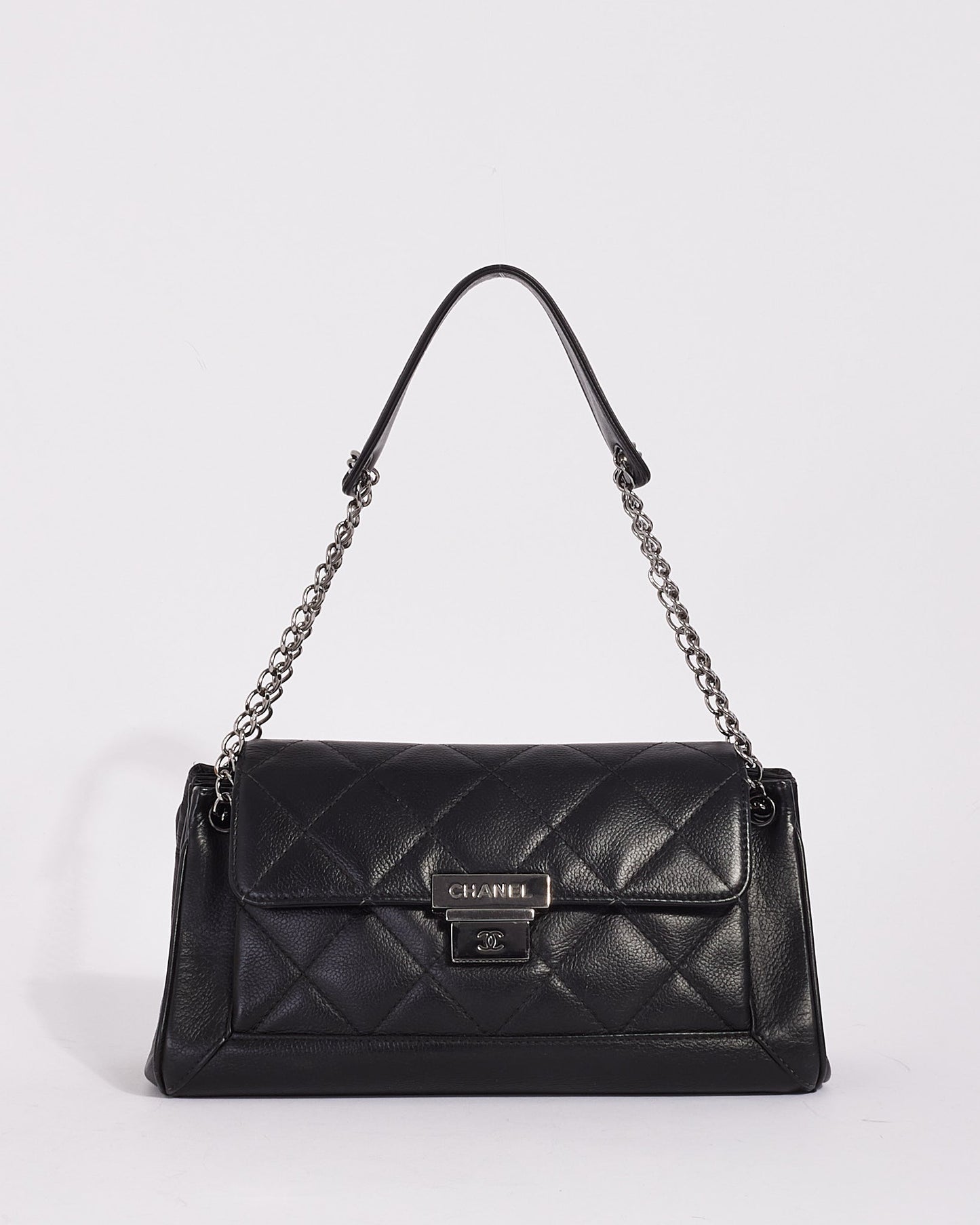 Chanel Small Caviar Leather Black Shoulder Bag