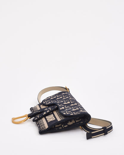 Dior Leather Canvas Clutch Bag