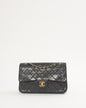 Chanel Black Lambskin 24K Gold Plated Medium Classic Double Flap Bag