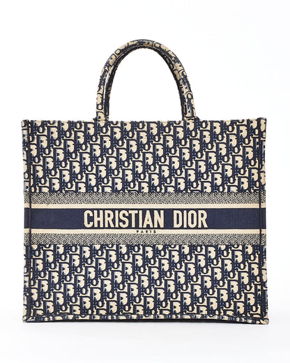 Dior Book Tote Canvas Tote Bag