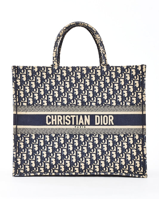 Dior Book Tote Canvas Tote Bag