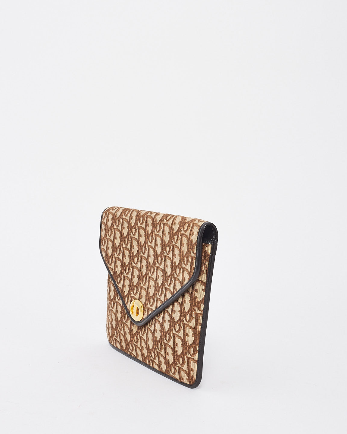 Dior Envelope Monogram Canvas Clutch Bag