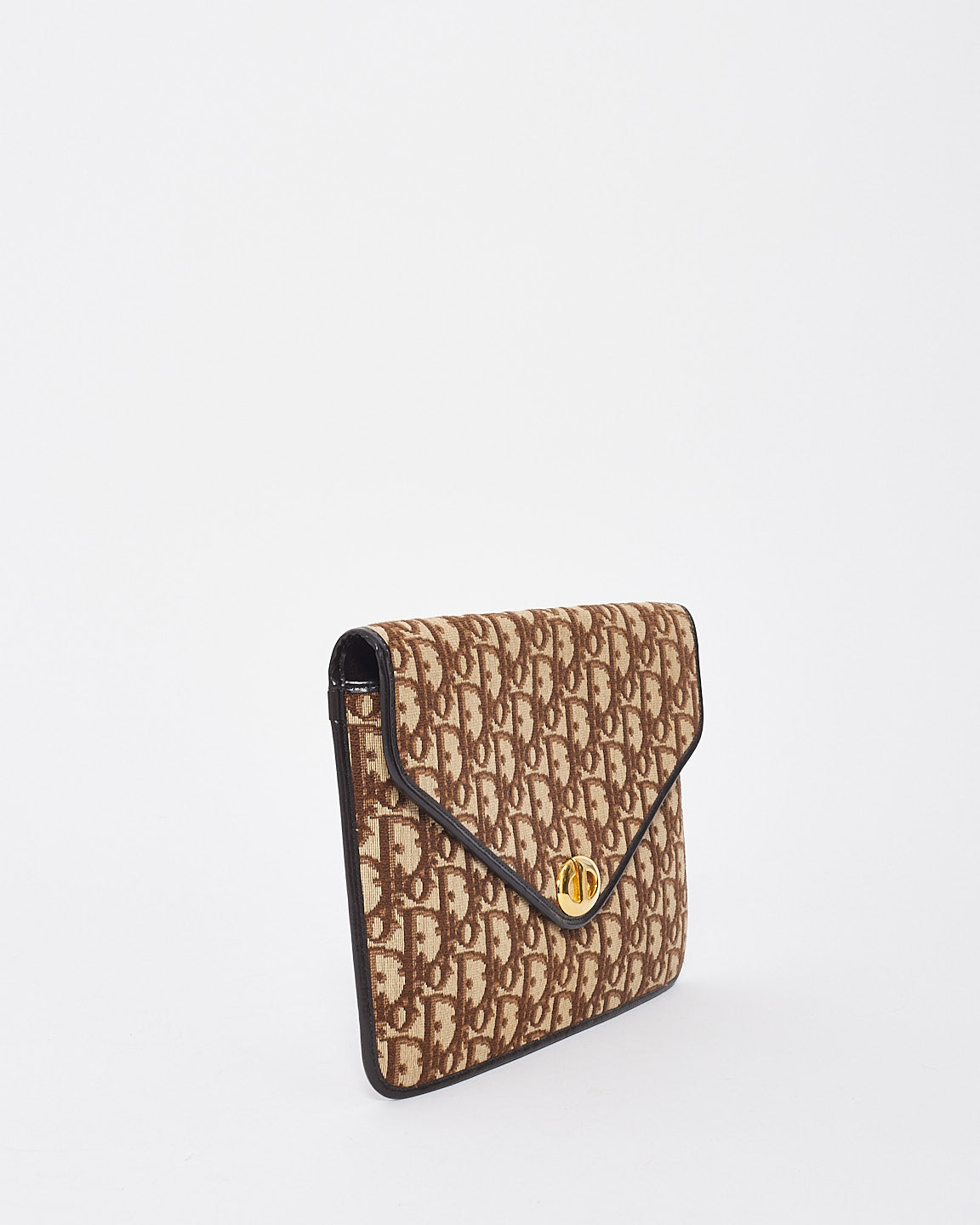 Dior Envelope Monogram Canvas Clutch Bag