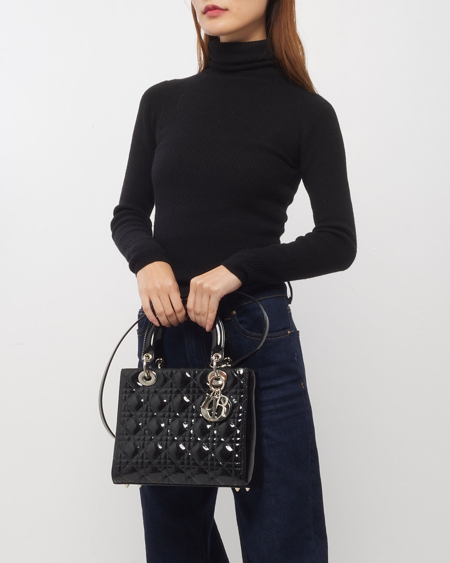 Dior Lady Dior Leather Handbag