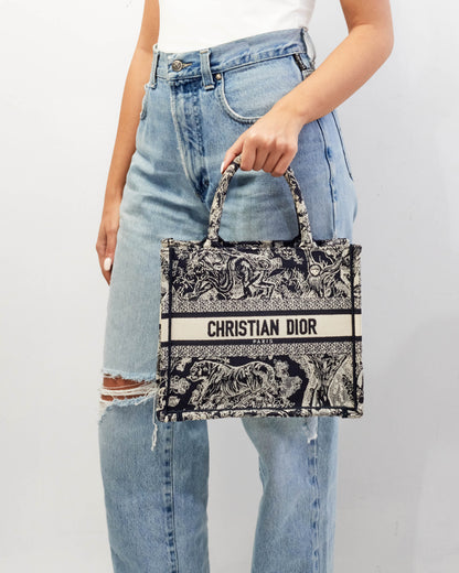Dior Book Tote Canvas Tote Bag