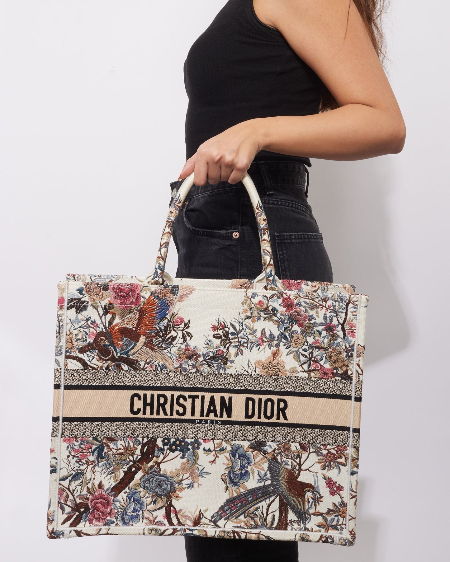Dior Book Tote Canvas Tote Bag