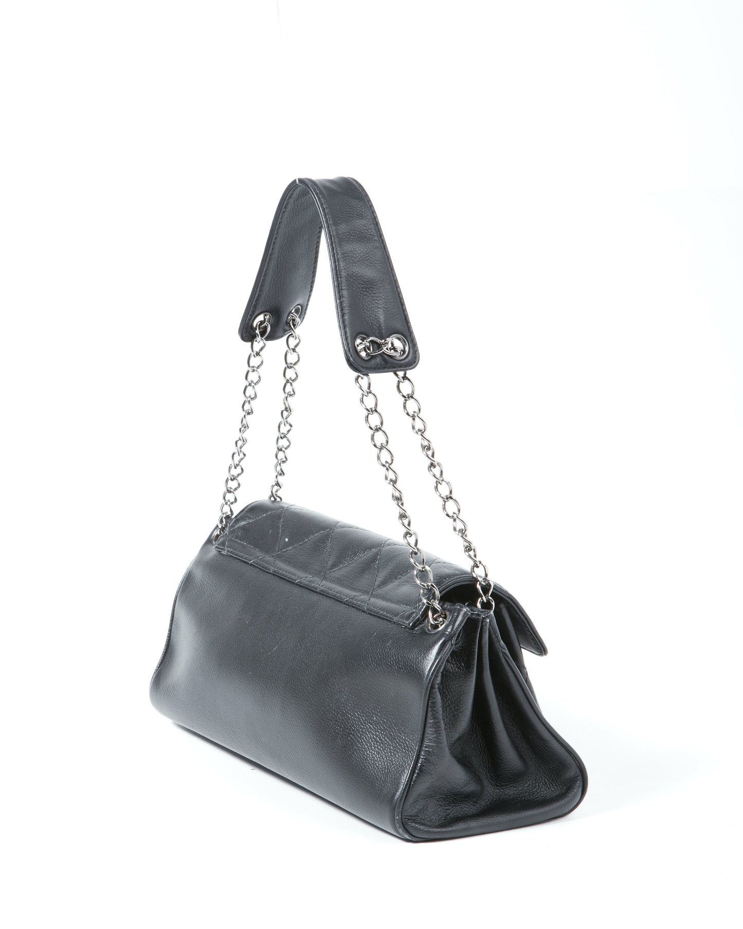 Chanel Small Caviar Leather Black Shoulder Bag Style