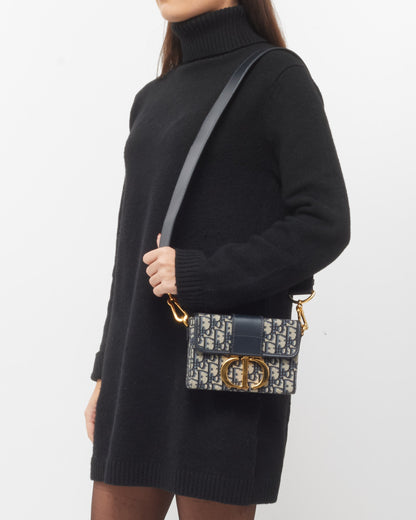 Dior Leather Canvas Crossbody Bag